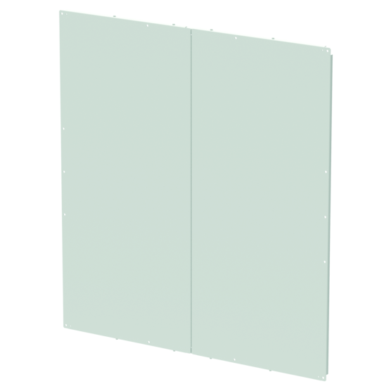 Hoffman A84PM78B | Panel for Free-Stand with Mounting Stud, 2-pc fits 84x78 2-Bay Stiff, Steel