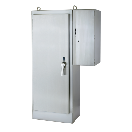 Hoffman A84XD3EW18SSFTCLP | Sequestr, External Disconnect Package, 4X, 84x118x18, 3 Door, SS 304
