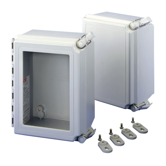 Hoffman A864CHSCFG | Continuous Hinge SC Type 4X, 8.00x6.00x4.00, Fiberglass