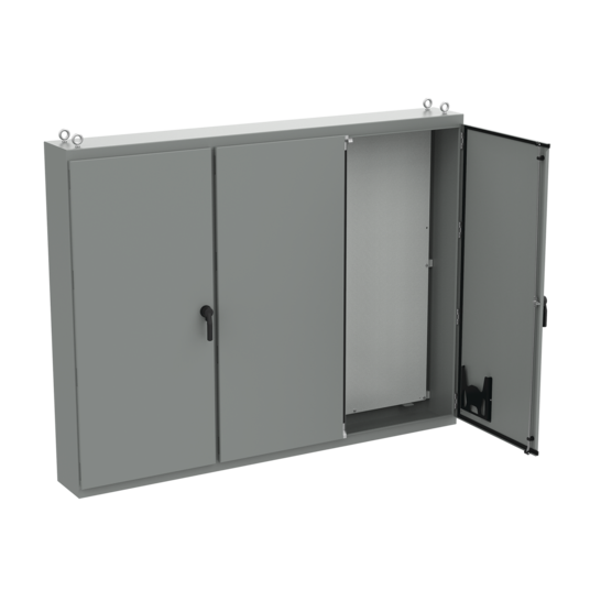 Hoffman A86M3E20G | Free-Stand Multi-Door Type 12, 86.12x112.00x20.12, Gray, Steel