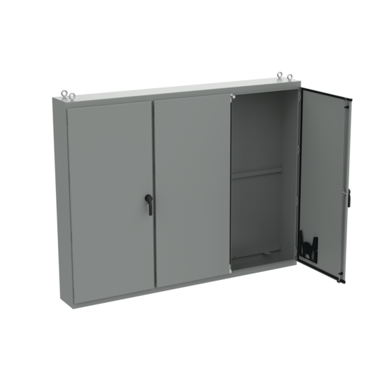 Hoffman A86M3E20LPG | Free-Stand, Multi-Door, Type 12, 86.12x112.00x20.12, Gray, Steel LP