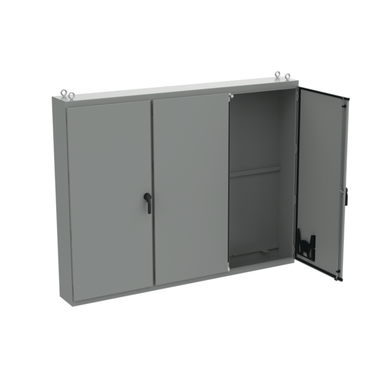Hoffman A86M3ELPG | Free-Stand, Multi-Door, Type 12, 86.12x112.00x14.12, Gray, Steel LP