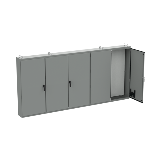 Hoffman A86M5EG | Free-Stand, Multi-Door, Type 12, 86.12x187.00x14.12, Gray, Steel