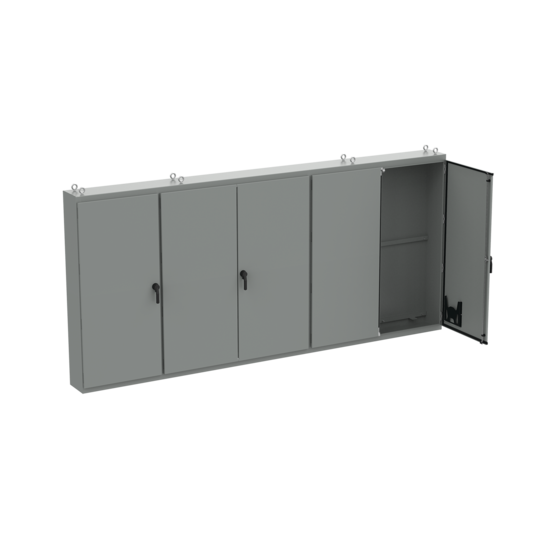 Hoffman A86M5E20LPG | Free-Stand, Multi-Door, Type 12, 86.12x187.00x20.12, Gray, Steel LP