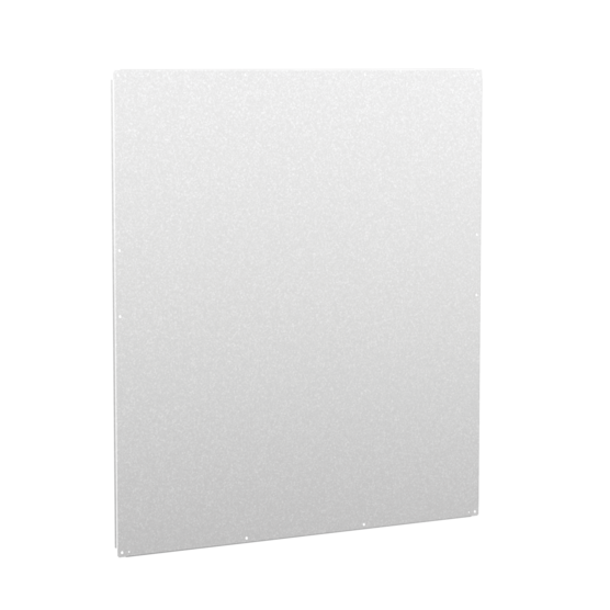 Hoffman A86PM75G | Panel for Free-Stand with Mounting Stud, fits 86x75 2-Bay, Steel Galv