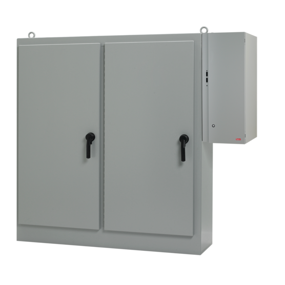 Hoffman A90XD7824FTCLPG | Sequestr External Disconnect Package, Type 12, 90.12x78.50x24.12, Gray, Steel