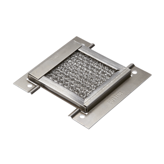 Hoffman AFLT812 | Louver Plate Kit Filters, fits AVK812 Louver Kit, Aluminum