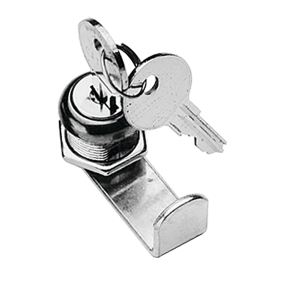 Hoffman AL12AR | Latch Kit  Cylinder Lock for Type 1 Enclosure and Hinged-Cover Pull Box, Chrome Plated, Steel