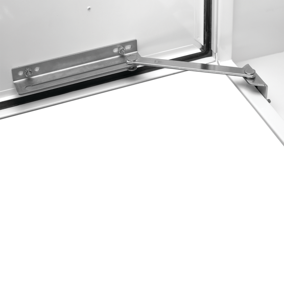 Hoffman ALGDSTOP2 | Large Enclosure Door Stop Kit, Plated, Steel