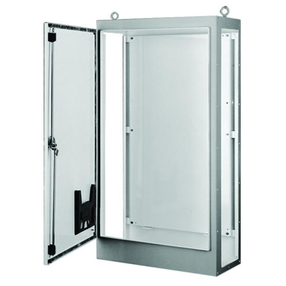 Hoffman AMOD843924FTC | Modular Disconnect Enclosure, Type 12, 84.12x39.75x24.12, Slave 1-Dr, Gray, Steel