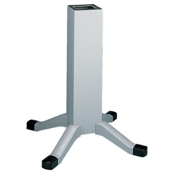 Hoffman AP36L44 | Pedestal with Legs, 36.00x4.00x4.00, Gray, Steel