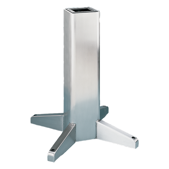 Hoffman AP36SS | Pedestal with Leg, 36.00x8.00x8.00, SS Type 304