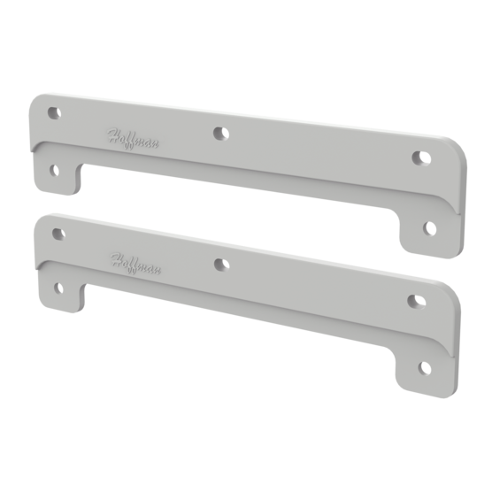 Hoffman APOLYFT6 | PolyPro Polyester Mounting Bracket Kits, fits 6in