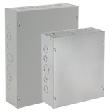 Hoffman ASE12X12X6NK | 12" x 12" x 6" Screw-Cover Pull Box, Type 1, Without Knockouts, Steel
