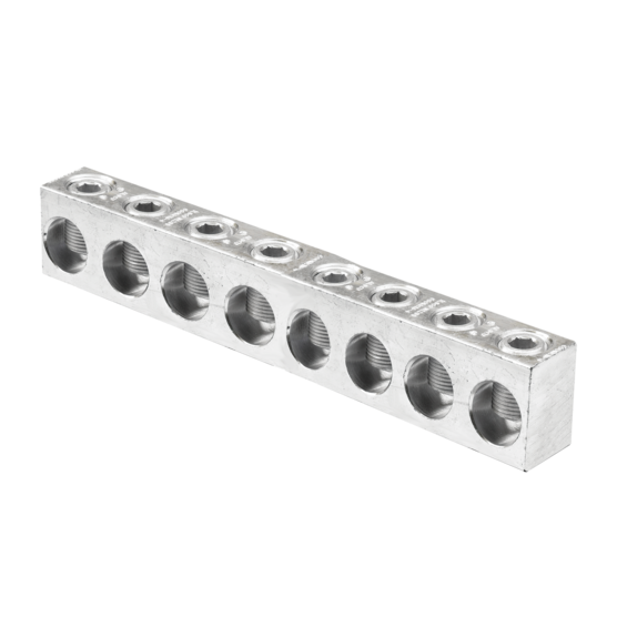 Hoffman ASG8 | Ground Splitter (Ground Bar), 8 Lugs