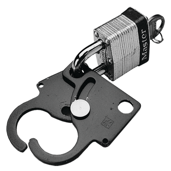 Hoffman ASLDA | Dual-Access Safety Lockout, without chain, Red, Steel