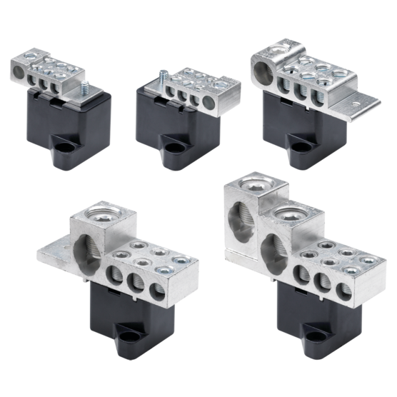 Hoffman ASTB85 | Splitter Trough Block Assemblies, 85 amps, Aluminum