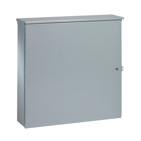 Hoffman ATC12R145 | T3-Box Telephone Cabinet, Type 3R, 12.00x14.00x5.00, Gray, Steel
