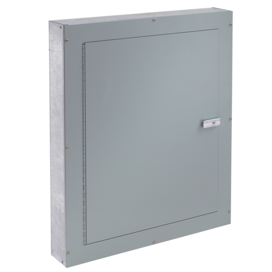 Hoffman ATC36364S | Telephone Cabinet, Surface-Mount, Type 1, 36.00x36.00x4.00, Gray, Steel