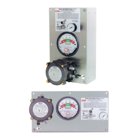 Hoffman ATEX3003YZHM | Large-Volume ATEX Purge System Type Y, Z and Ex [pz], 90CF, Horizontal Mount