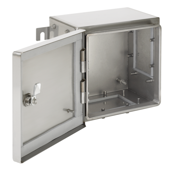 Hoffman ATEX484820SS63 | Zonex ATEX- and IECEx-Certified, Type 4X, 480x480x205mm, 316SS, 3 GP