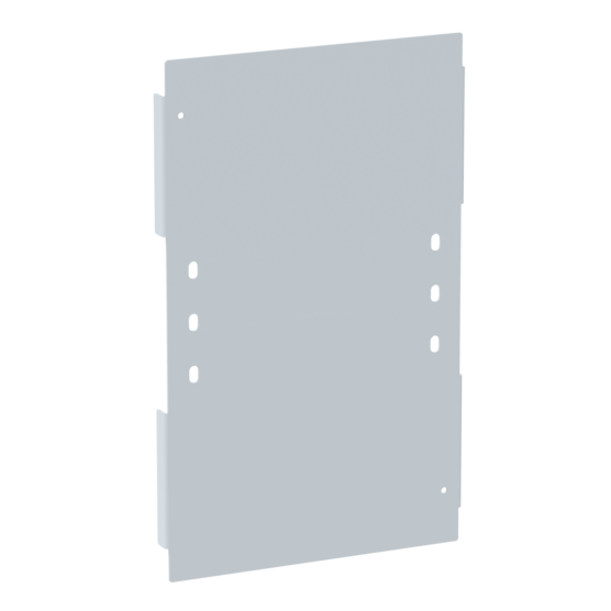 Hoffman AU2418SPG | Universal Free-Stand Small Side Panel, 22.52x14.02x0.84, Galvanized, Steel