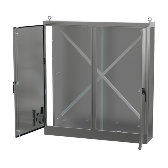 Hoffman AU72X7818RSSLP | Universal Free-Stand Right Side Open, 72.13x77.99x18.11, Stainless Steel 304