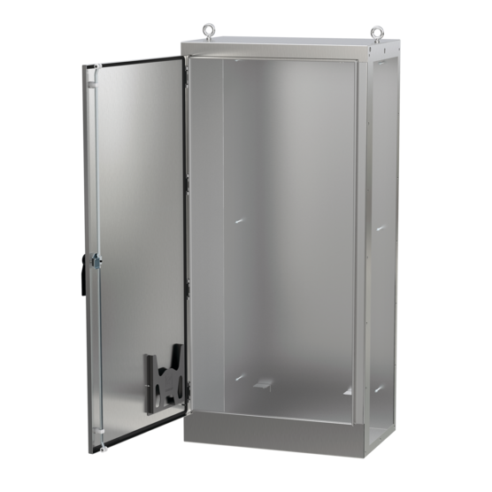 Hoffman AU84X4024RSSLP | Universal Free-Stand Right Side Open, 84.13x39.76x24.13, Stainless Steel 304