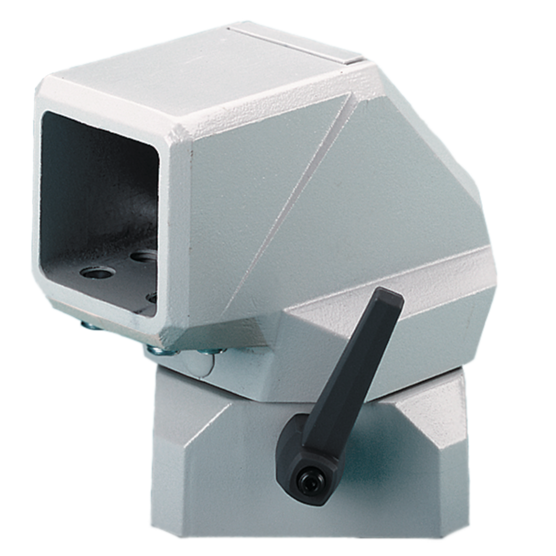 Hoffman CCS8FECLG | Compact Series 4 Flange Elbow Coupling, fits 80x80mm, Lt Gray, Aluminum