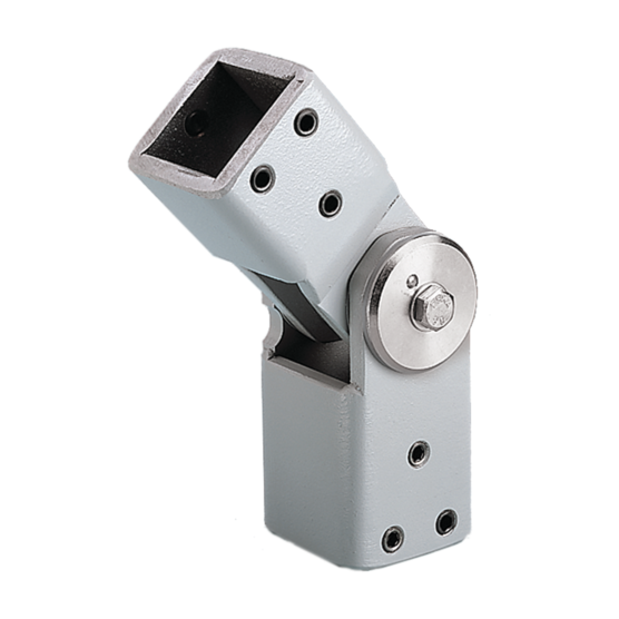 Hoffman CCS8IJRLG | Compact Series 4 Intermediate Joint, fits 80x80mm, Lt Gray, Steel