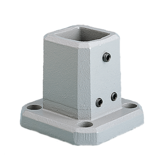 Hoffman CCS8WFLG | Compact Series 4 Wall Flange, fits 80x80mm, Lt Gray, Steel