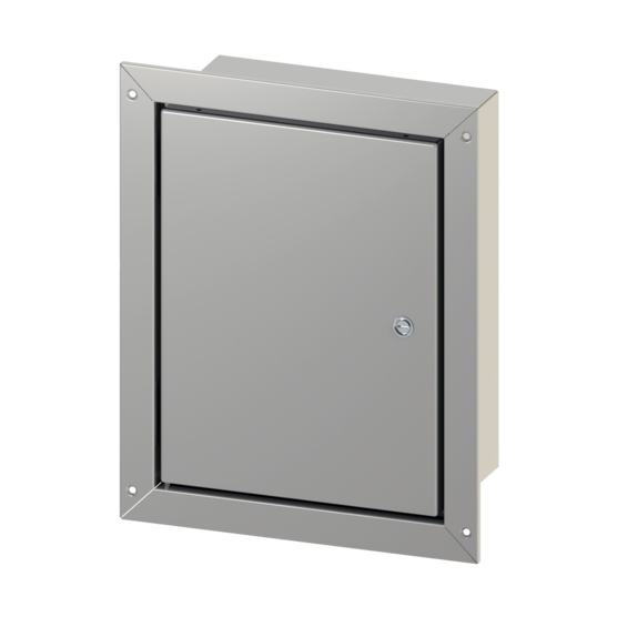 Hoffman CFM30248LG | Concept Flush-Mounted Enclosures, 30.00x24.00x8.00, Lt Gray, Steel