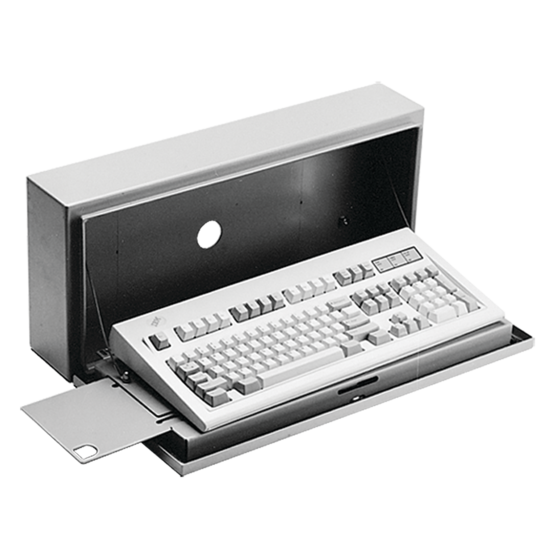 Hoffman CKBC24 | Keyboard Box, 10.00x23.30x4.79, Gray, Steel
