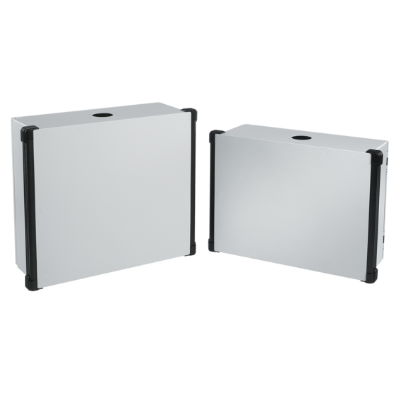 Hoffman CP253512 | CONCEPT HMI Enclosure Black Handles Type 4, 250x350x120mm, Lt Gray, Steel