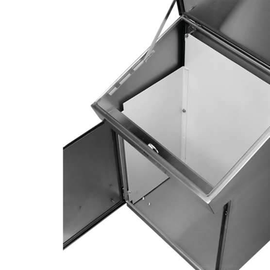 Hoffman CPC4823 | Side Panel for Concept Console, fits A=48 and C=18, White, Steel