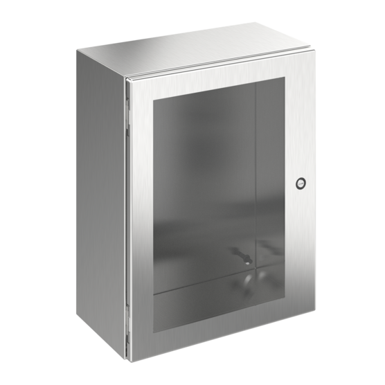 Hoffman CSD20168WSS | Concept 304 SS, Window-Door, 1/4 Turn Latch, Type 4x, 20x16x8