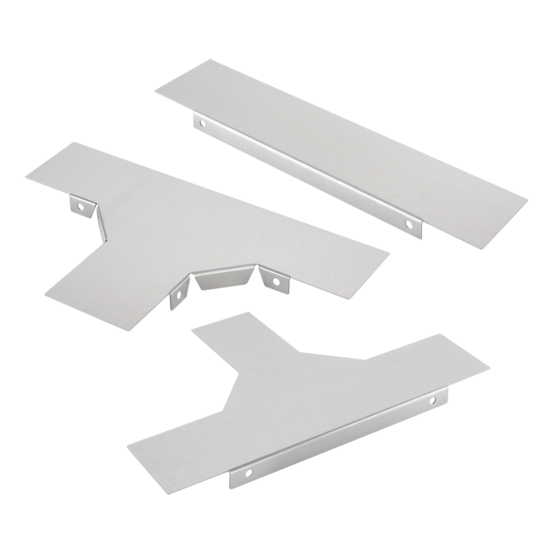 Hoffman CT44DTFCSS | Divider 90-Degree Tee, 4.00x4.00, SS Type 304, Top Cover