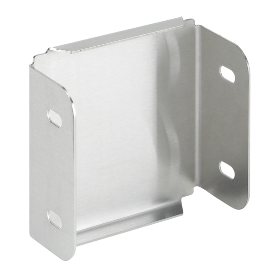 Hoffman CTS66CPLSS | Closure Plate, 6.00x6.00, SS Type 304, Sloped Top