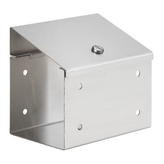 Hoffman CTS66SPSS | Straight Section Splice, 6.00x6.00, SS Type 304, Sloped Top