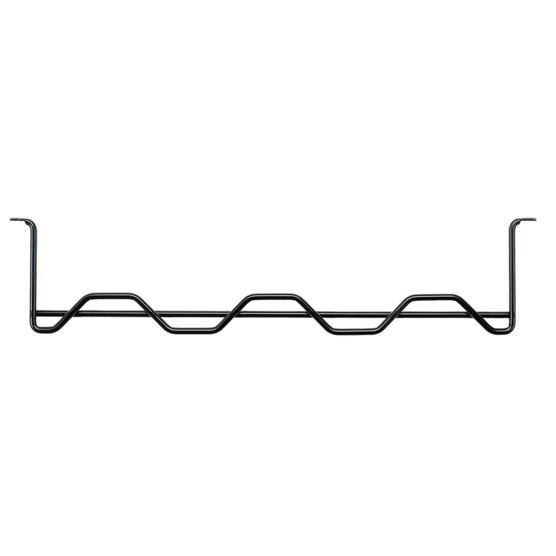 Hoffman DCHB1 | Horizontal Cable Manager Bar, fits 19in, Black, Steel