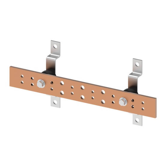 Hoffman DGTB412 | Telecommunications Ground Bar Kits, 0.25x4.00x12.00, Copper