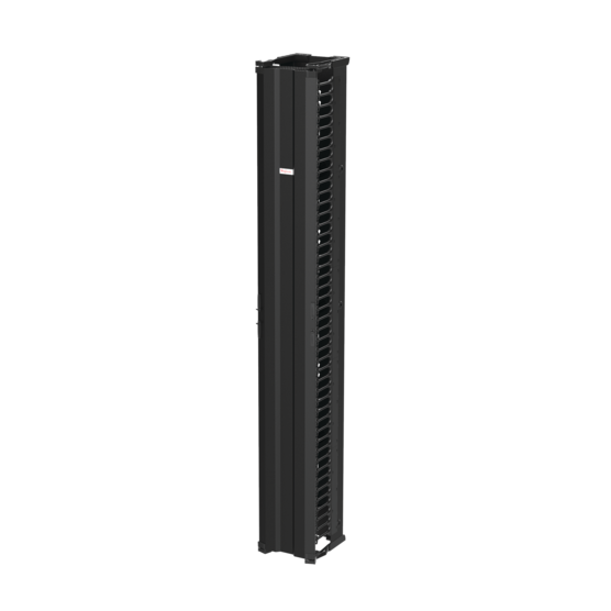 Hoffman DV10S7 | CableTek Vertical Cable Manager, 10.00x84.00, Black, Composite, Single
