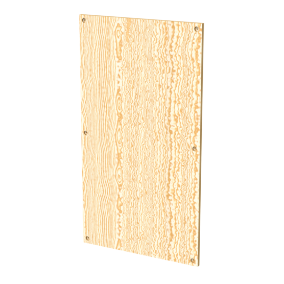 Hoffman E120P70W | ComLine Wood Panel, fits 1200x700mm, Wood