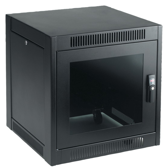 Hoffman ENC766SH | SOHO Cabinet for Small Office and Home Office, 700x600x600mm, Black, Steel