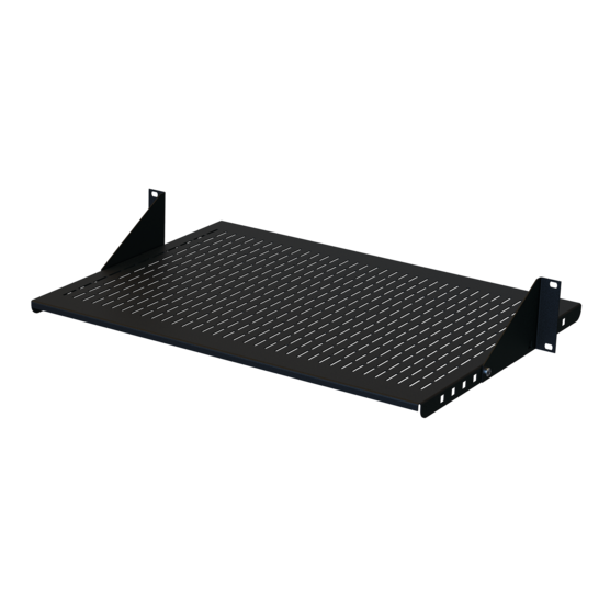 Hoffman ESHVA23 | Adjustable Steel Vented Shelf, fits 23 in. LAN R., Black, Steel