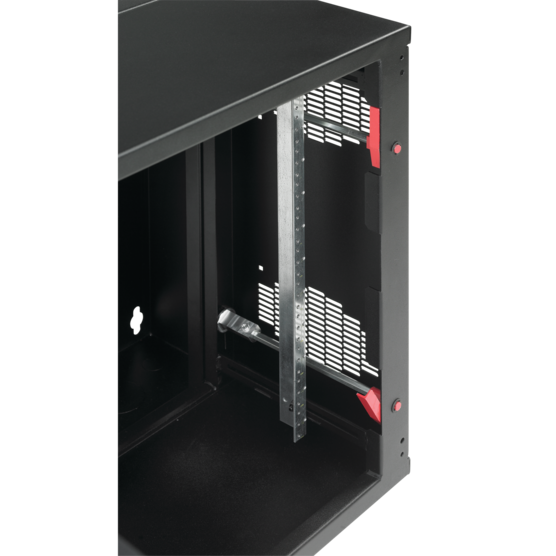 Hoffman EWMR60T | Rack Angles, fits 60.00, 32U, Black, Steel, Tapped