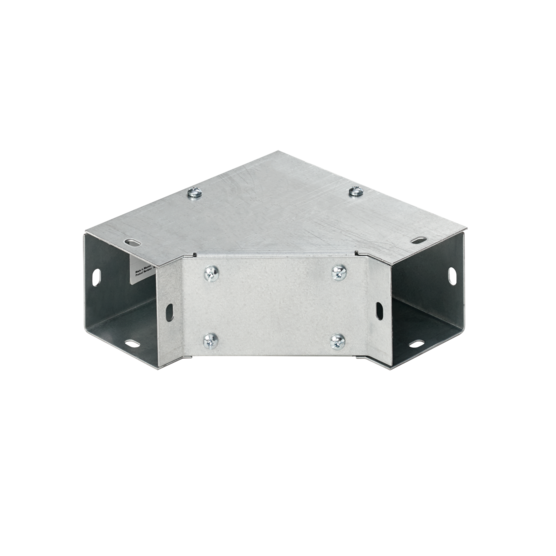 Hoffman F121290EINGV | Galvanized 90-Degree Elbow—Inside Opening, fits 12.00x12.00, Steel
