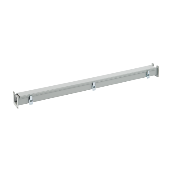 Hoffman F126L48 | Straight Section, Lay-in Hinged-Cover, Type 12, 12.00x6.00x48.00, Gray, Steel