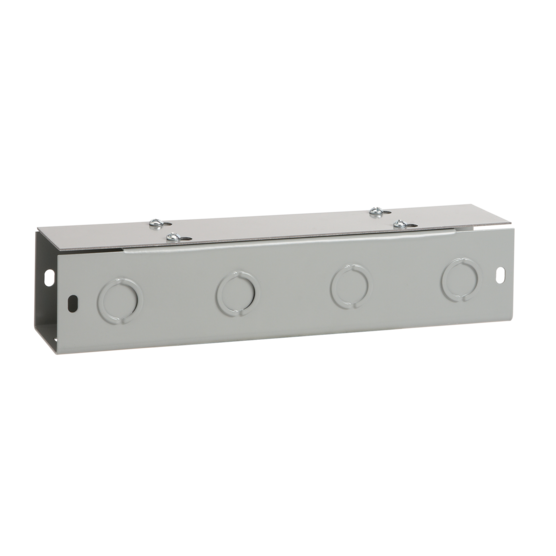 Hoffman F22T136GVP | Straight Section, Lay-in Flat-Cover, Type 1, 2.50x2.50x36.00, Gray, Steel