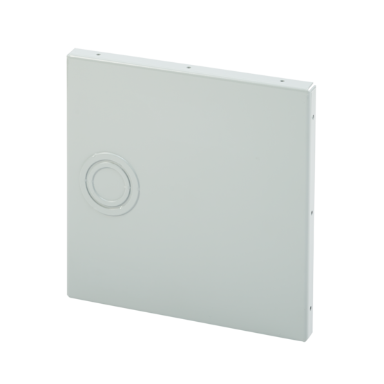 Hoffman F44GCP | Closure Plate with knockouts, 4.00x4.00, Gray, Steel